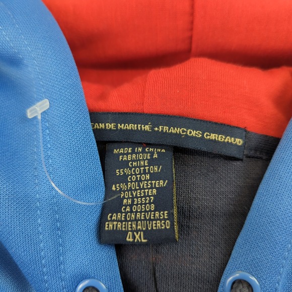 Marithe Francois Girbaud Mens 4XL Hoodie Jacket Streetwear Hip Hop Y2K Vintage - Picture 4 of 9